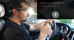Google Glass  вождению не помеха