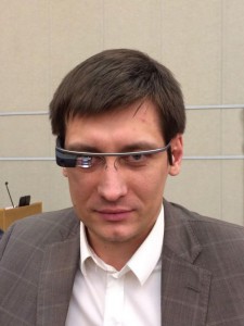 Дмитрий Гудков в Google Glass
